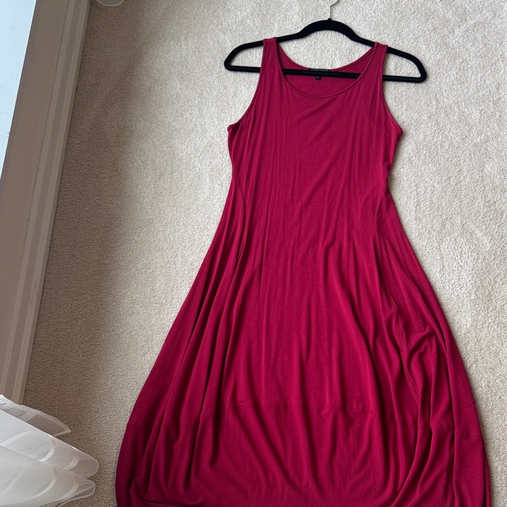 Eileen Fisher Red Maxi Dress
